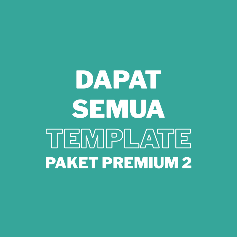 Highlight image for PAKET PREMIUM 2 - DAPAT SEMUA GOOGLE SHEETS TEMPLATES by @Daily_Supports