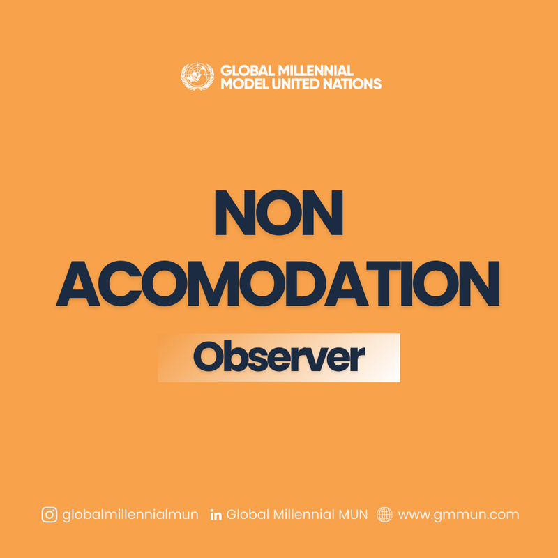 Highlight image for [OBSERVER] Global Millennial MUN - Non Accomodation