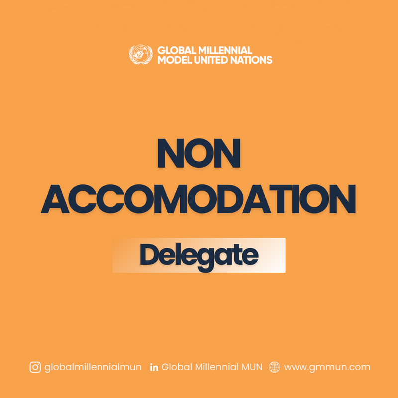 Highlight image for [DELEGATE] Global Millennial MUN - Non Accomodation