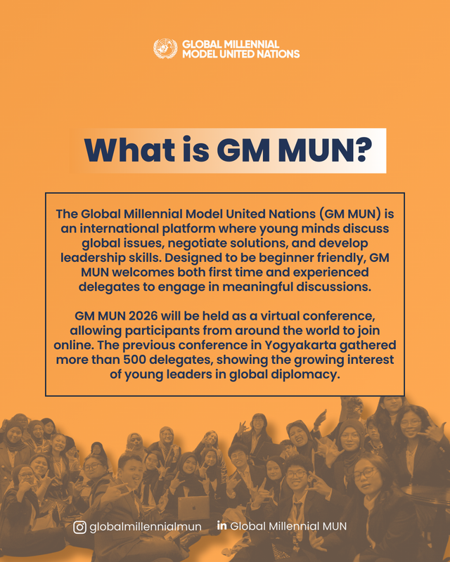 Highlight image for [DELEGATE] GM MUN Virtual Conference - Junior