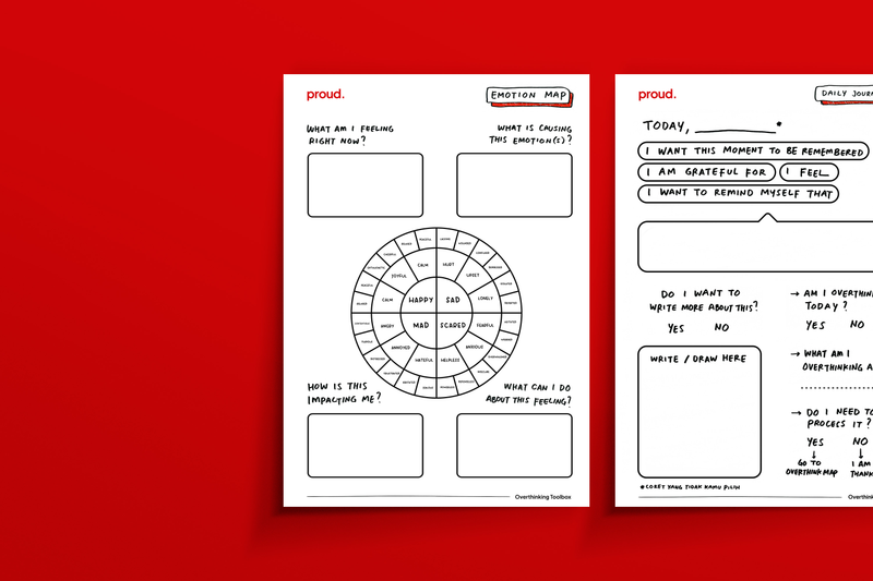 Highlight image for Proud’s Overthinking Toolbox - 7 Tools & Guided Exercises untuk Overthinking (Digital & Printable)