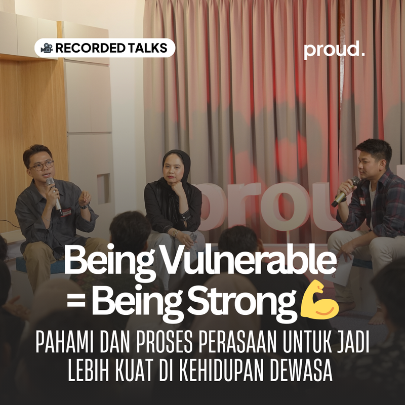 Highlight image 1 for Proud Live - Being Vulnerable = Being Strong (Recorded Video + Handbook)