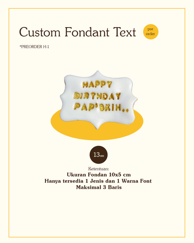 Image for Tambah Lilin dan Topper biar makin Spesial!