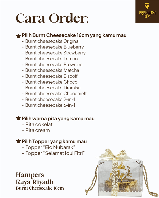 Image for Hampers Raya Riyadh Burn Cheesecake