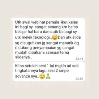 Kata mereka yang udah join webinarnya.., image 4