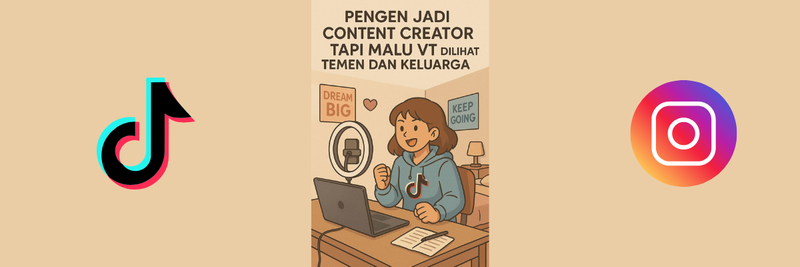 Highlight image for Ebook Realita | "PENGEN JADI CONTEN CREATOR TAPI MALU" 