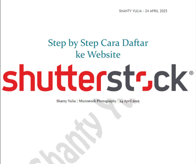 image for FREE E-Book Step by Step Cara Daftar  ke Website Shutterstock button