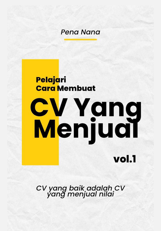 Highlight image for E-Book "Pelajari Cara Membuat CV Yang Menjual"