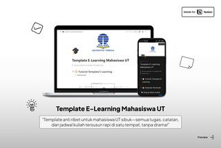 image for Template E-Learning Mahasiswa UT button