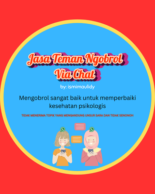 image for (FREE) Jasa Teman Ngobrol via Chat button