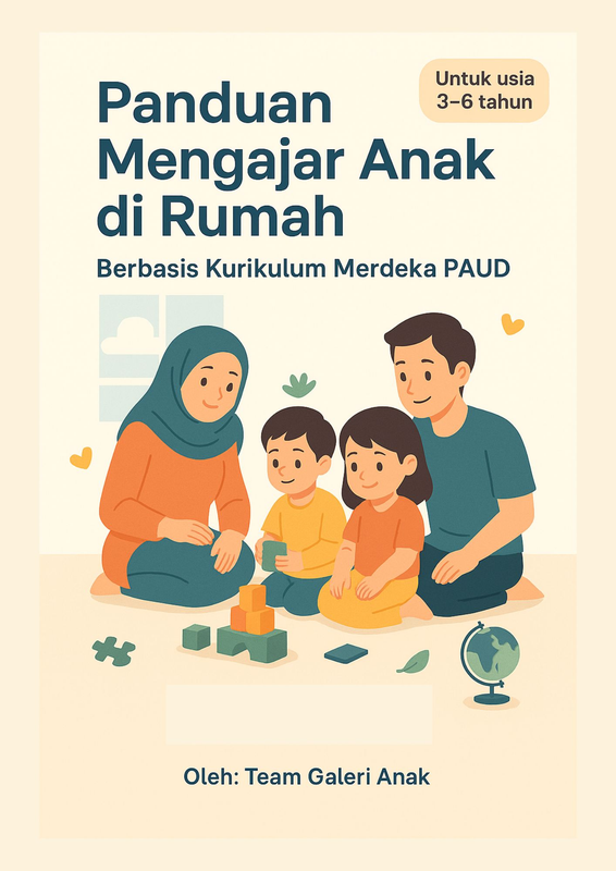 Highlight image for Panduan Mengajar Anak di Rumah Berbasis Kurikulum Merdeka PAUD