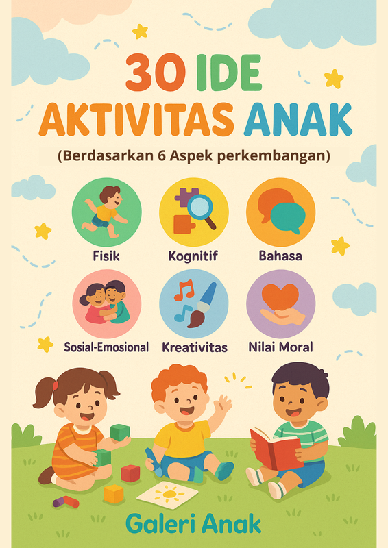 Highlight image 1 for 30 Ide Aktivitas Anak (Berdasarkan 6 Aspek perkembangan)