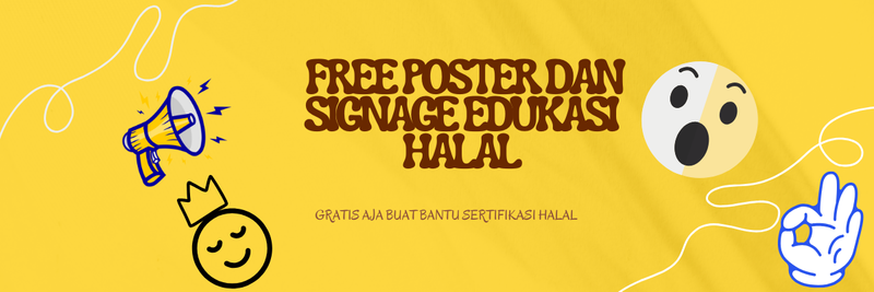 Highlight image for Free Poster dan Signage Edukasi Halal