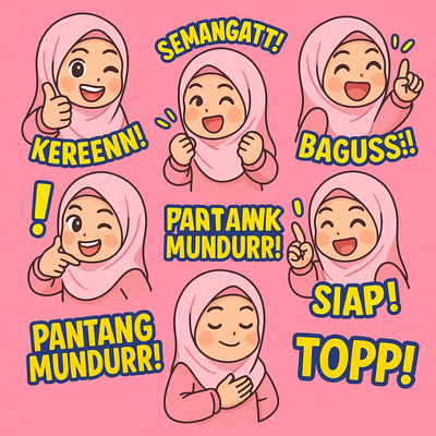 image for Stiker Lucu Siap Cetak button