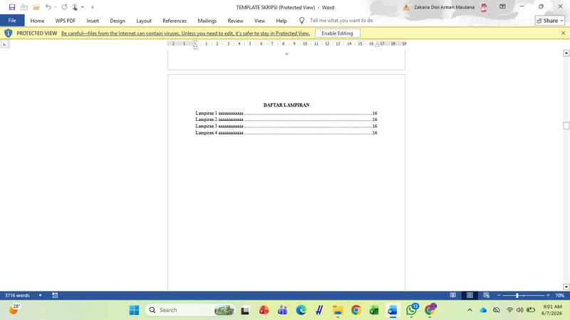 Highlight image for Template Skripsi Siap Pakai