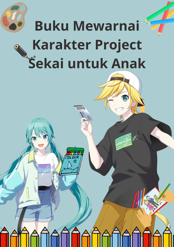 Highlight image 1 for Project Sekai Coloring Book for Kids!