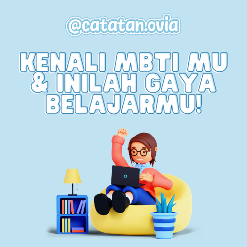 Highlight image 1 for [E-Book] kenali tipe MBTI-mu & inilah gaya belajarmu!