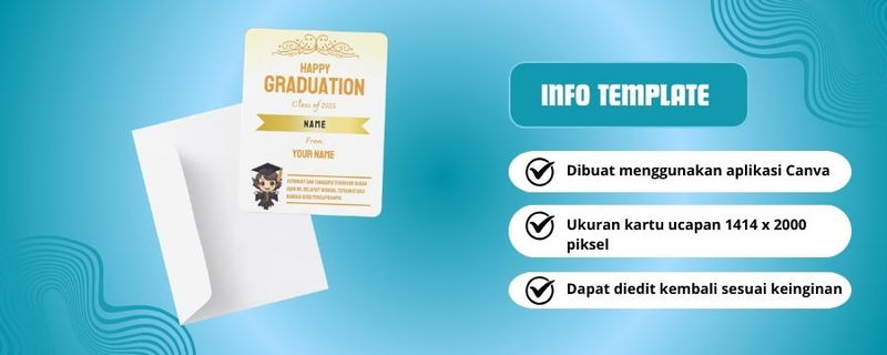 Highlight image for [FREE] Design Print Kartu Ucapan Kelulusan Canva Template