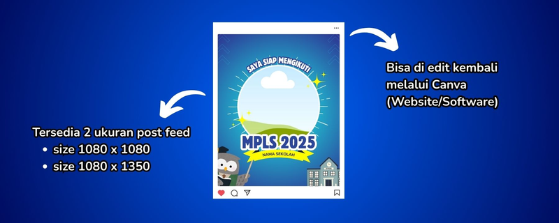 Highlight image 2 for Design Template Twibbon MPLS Sekolah/Universitas