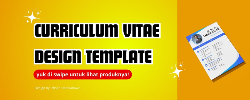 Highlight image for Design Template CV Profesional (BONUS COVER LETTER)