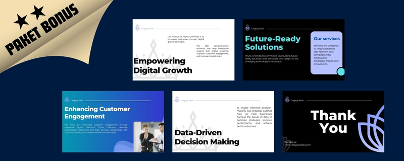 Highlight image for Professional Presentation Kit Bundle (+BONUS)