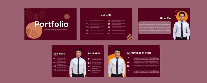 Highlight image for [FREE] Template Portofolio Modern Professional