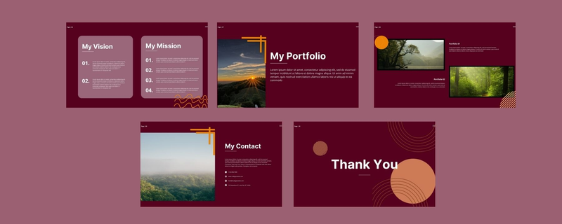 Highlight image for [FREE] Template Portofolio Modern Professional