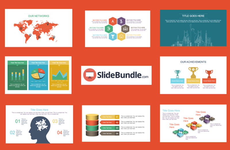 Highlight image 1 for Pro Slides Bundel Deck Presentasi