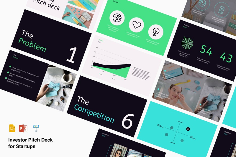 Highlight image for Template Pitch Deck Startup – PowerPoint, G-Slide, Keynote Editable | Cocok untuk Presentasi Bisnis & Proposal Investor