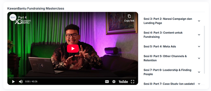 Highlight image for KawanBantu Fundraising Masterclass