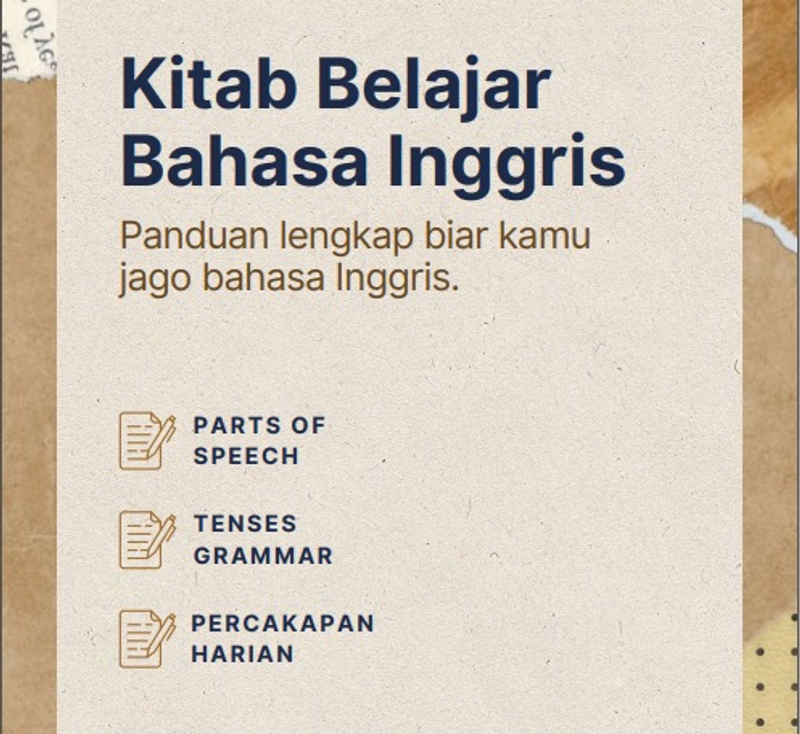 Highlight image for E-book Kitab Belajar Bahasa Inggris