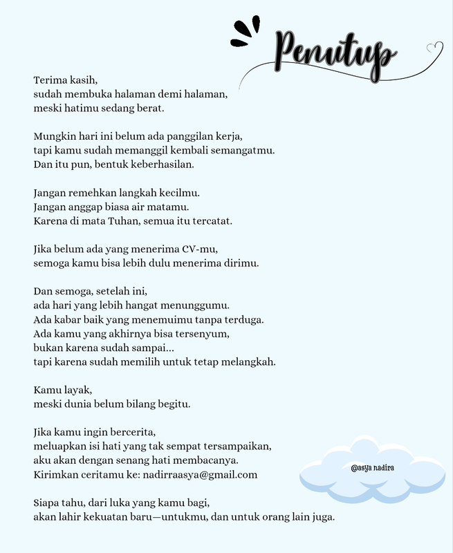 Highlight image 4 for "Langitkan Doamu, Lanjutkan Langkahmu" by: asyanadiraa 