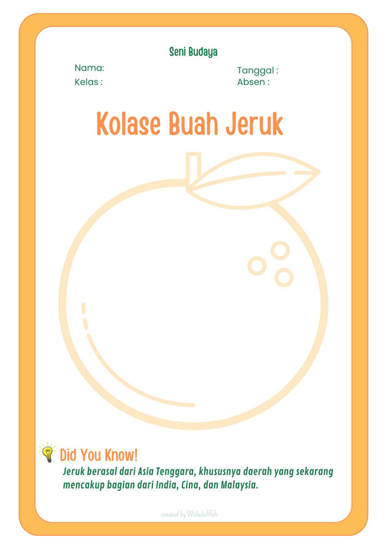 Highlight image 1 for Kolase Buah Jeruk 