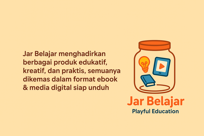 Highlight image 1 for Jar Belajar - 100+ Template PowerPoint Siap Pakai!