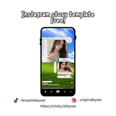 image for [FREE] Instagram story template : airdrop button