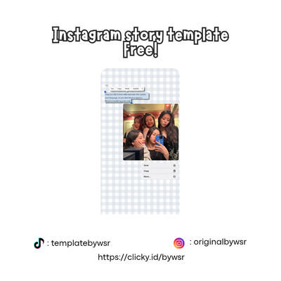 image for [FREE] Instagram story template: for group button