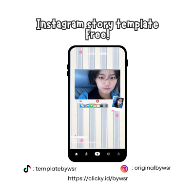 image for [FREE] Instagram story template: ios menu bar button