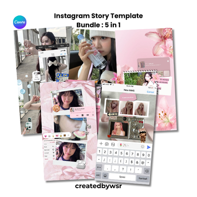 image for Instagram story template: Bundle 5 in 1 button