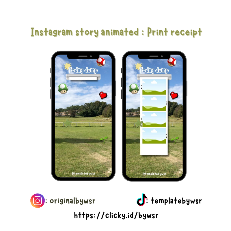 Highlight image for [FREE] Instagram story animated : Print receipt