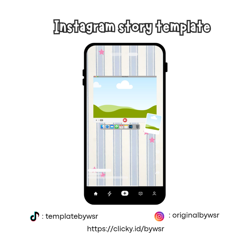 Highlight image 1 for [ FREE] Instagram story template: Ios menu bar