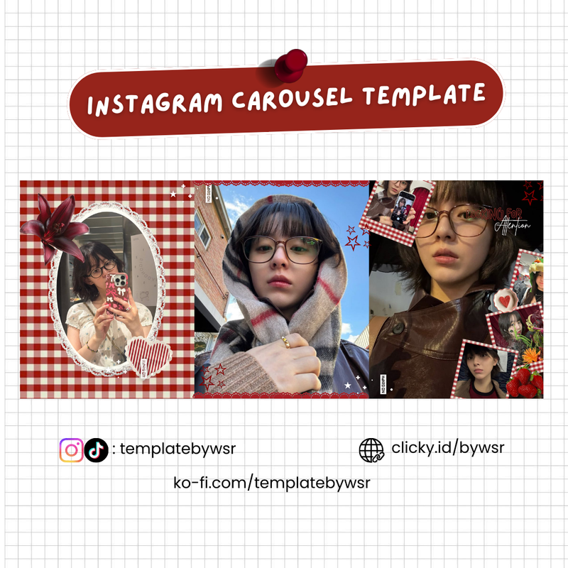 [FOR SALE] Scrapbook carousel template: 3 slides-lookinf for attention ...