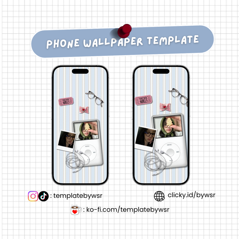 Highlight image for [FREE] Phone wallpaper template: Mp3