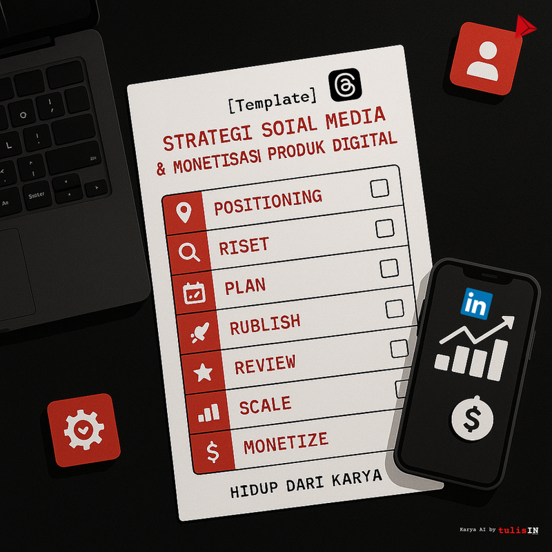Highlight image for [Template] Strategi Sosial Media & Monetisasi Product Digital