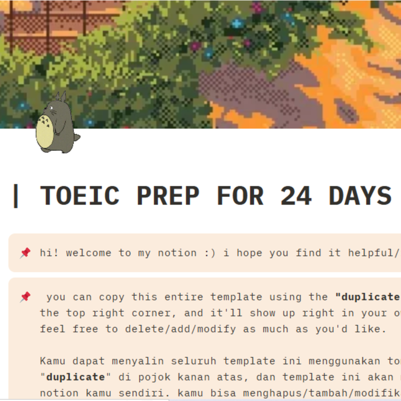 TOEIC PREP FOR 24 DAYS