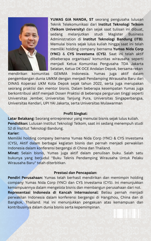 Highlight image for Menjadi Pengusaha Muda - Panduan cerdas memulai bisnis untuk karyawan