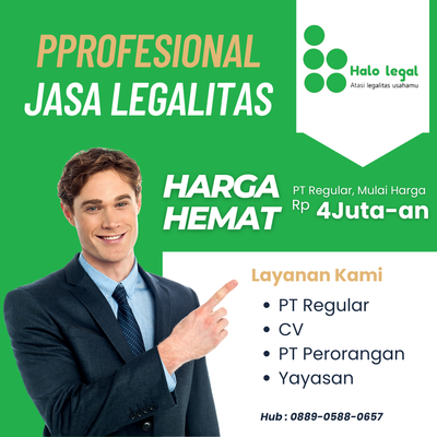 image for Jasa pembuatan PT, CV, Yayasan dan PT Perseorangan button