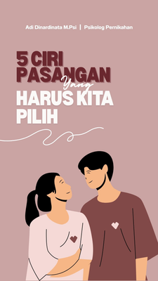 image for [AVAILABLE] E-BOOK: 5 CIRI PASANGAN YANG HARUS KITA PILIH button