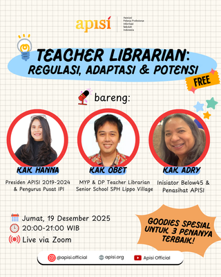 image for TEACHER LIBRARIAN: REGULASI, ADAPTASI, DAN POTENSI button