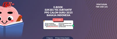 image for E-Book SUKSES TES SUBTANTIF PPG CALON GURU 2025 - BAHASA INDONESIA - CGR Les button