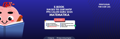 image for E-Book SUKSES TES SUBTANTIF PPG CALON GURU 2025 - MATEMATIKA - CGR Les button